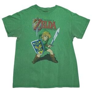 Legend of Zelda Tee, Adult Medium, Cotton Blend